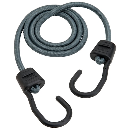 Gray Bungee Cord 48 In. L X 0.374 In.